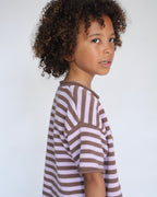 SOFT STRIPE - LILAC & COCOA